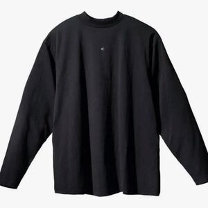 New Yeezy Gap Engineered By Balenciaga Long-Sleeve Tee Black XXL